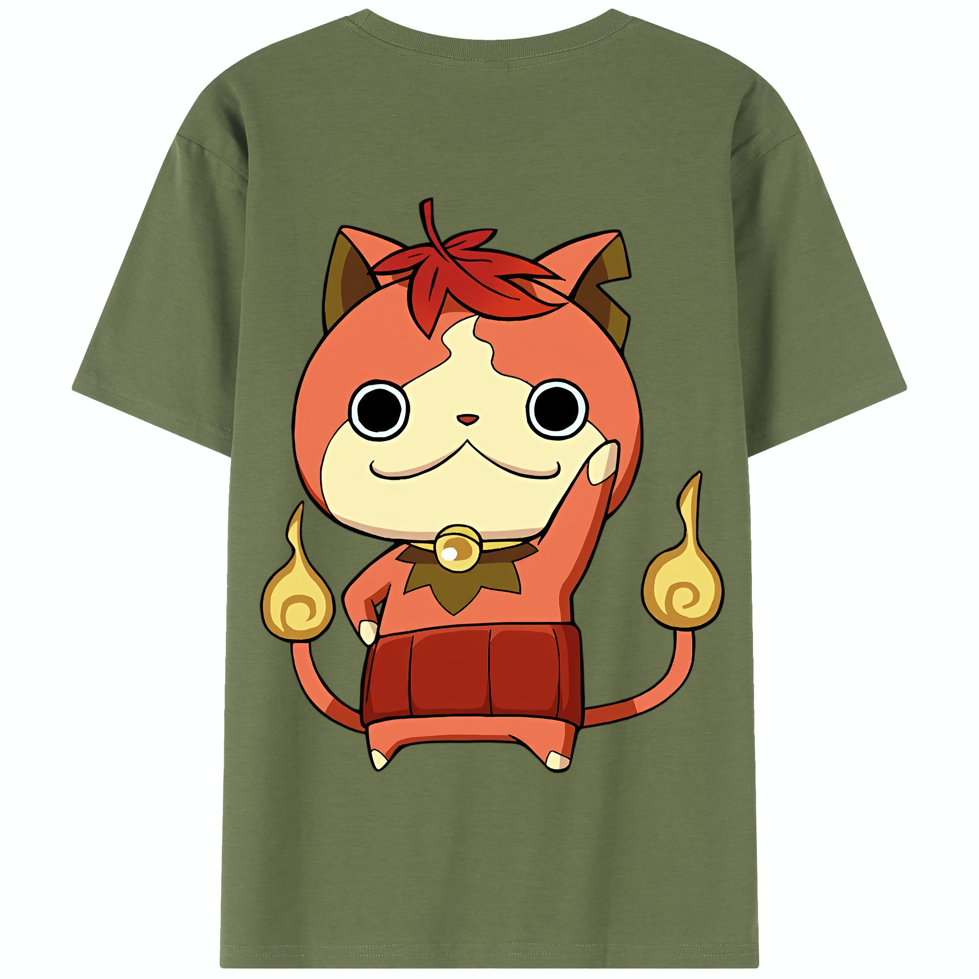 （画像用） 妖怪ウォッチ Yo-kai Watch 綿100％半袖Tシャツ（背面プリント）